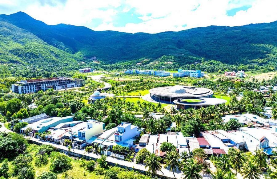 Một góc Khu đô thị khoa học và giáo dục Quy Hòa (phường Quy Nhơn Nam). Ảnh: Nguyễn Dũng khat-vong-vuon-len.jpg