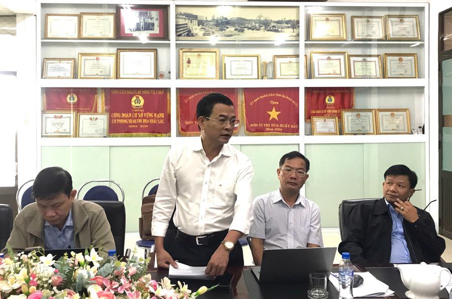 Lãnh đạo Báo và phát thanh, truyền hình Gia Lai phát biểu tại buổi làm việc. Ảnh: Đoàn Bình z7332479585075-db5cb09e7c9c6eec7f8caa25283b3cca.jpg