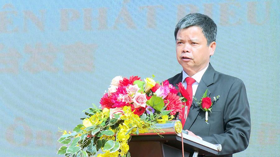 Phó Chủ tịch UBND tỉnh Nguyễn Hữu Quế phát biểu chúc mừng tại Lễ công bố. Ảnh: Mạnh Hà dong-chi-nguyen-huu-que-pho-chu-tich-ubnd-tinh-gia-lai-phat-bieu-chuc-mung-tai-le-cong-bo.jpg