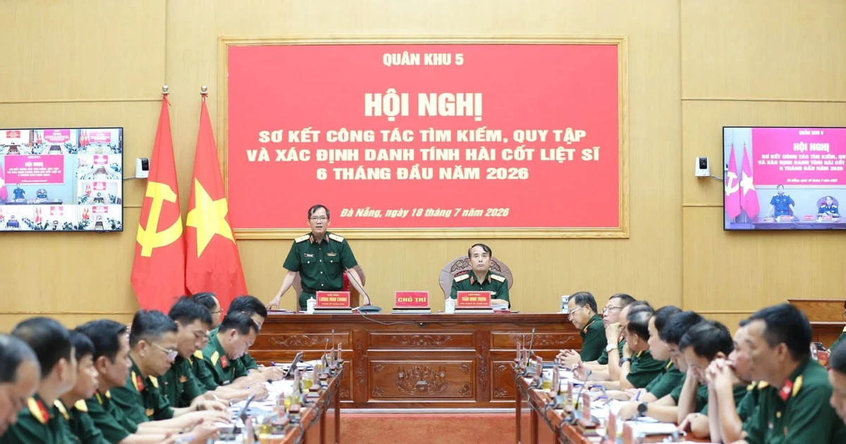 Quân khu 5 tìm kiếm, quy tập được 109 hài cốt liệt sĩ