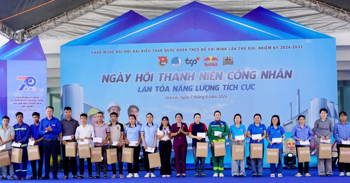 Gia Lai: Rộn ràng ngày hội thanh niên công nhân