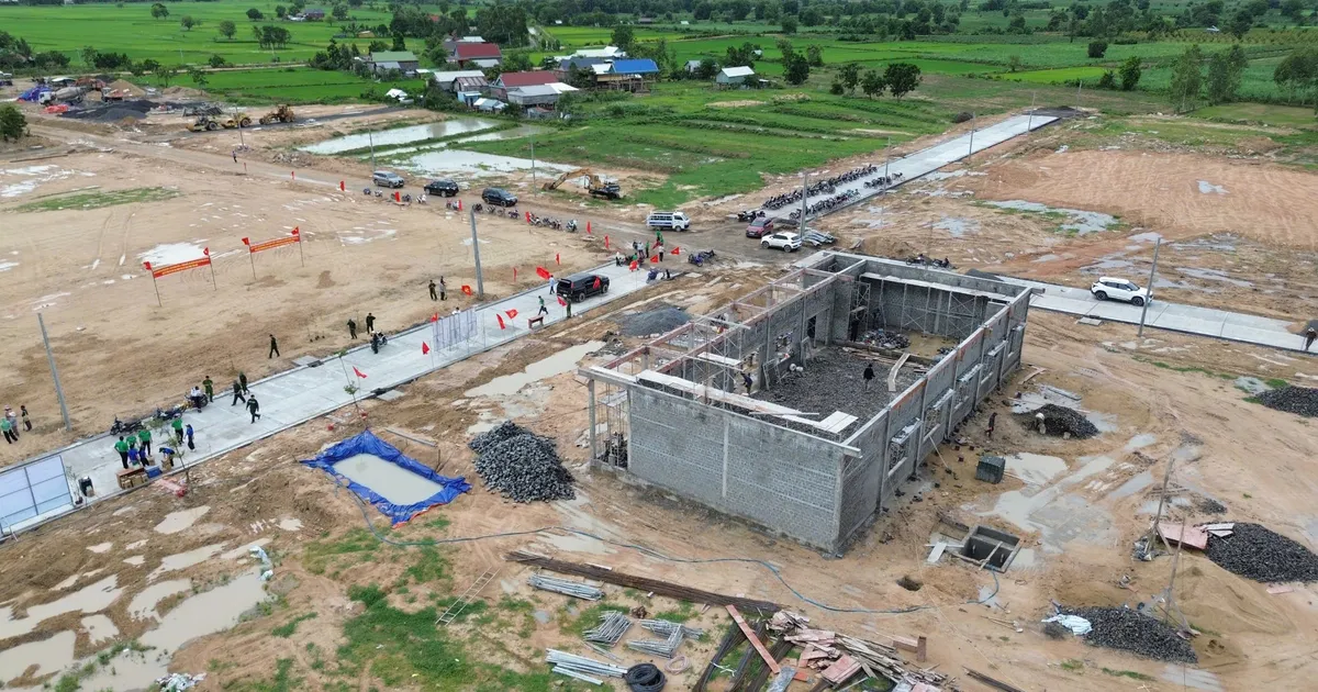 Tăng tốc thi công khu tái định cư vùng thiên tai phía Tây Gia Lai