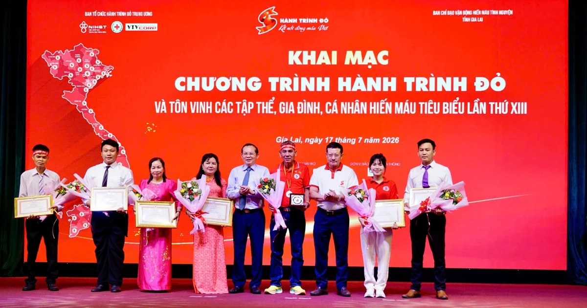 “Hành trình Đỏ” Gia Lai: Kết nối, lan tỏa nghĩa cử hiến máu cứu người